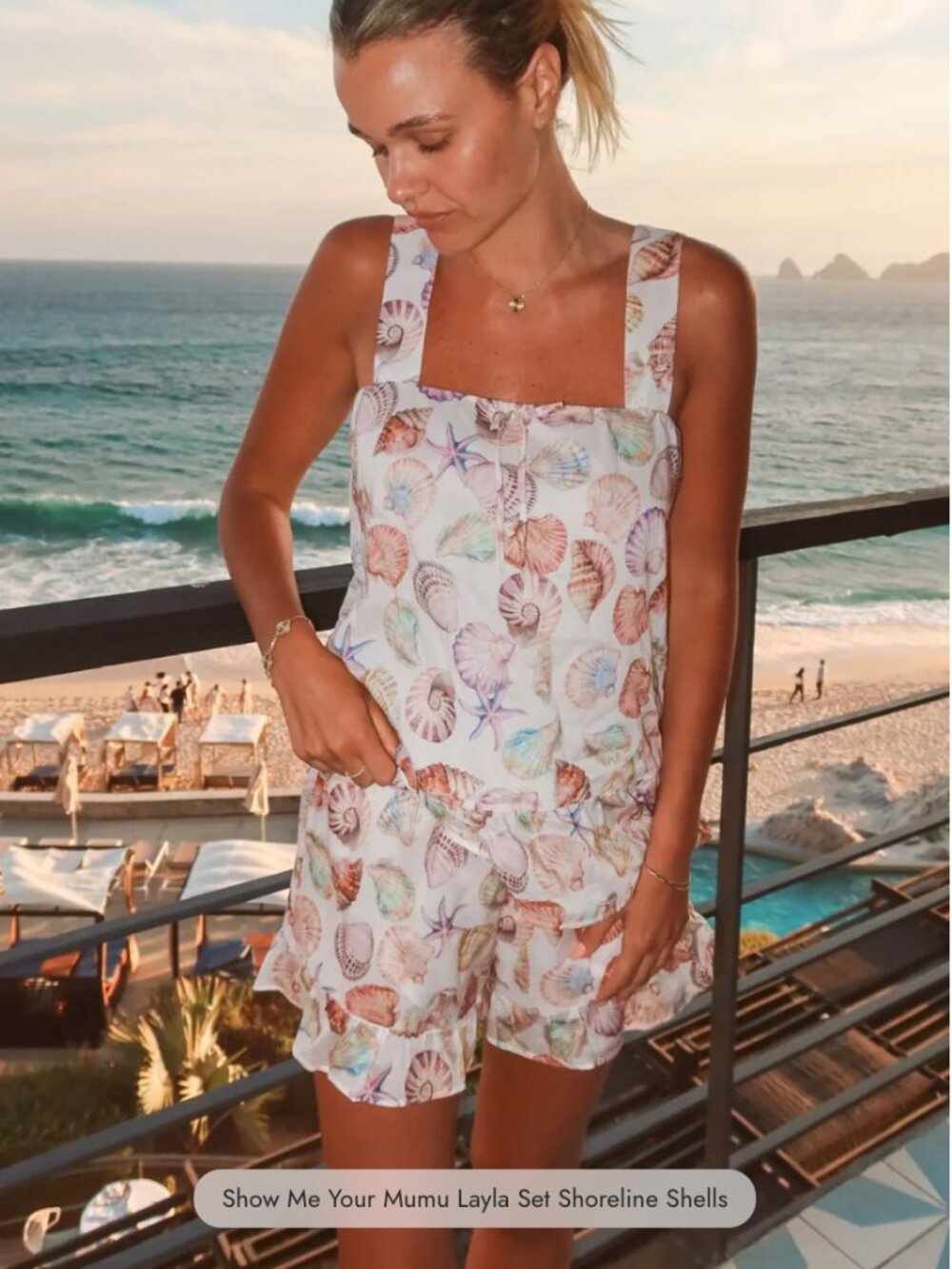 NWT!! Show me your Mumu Layla Set-Shoreline Shells